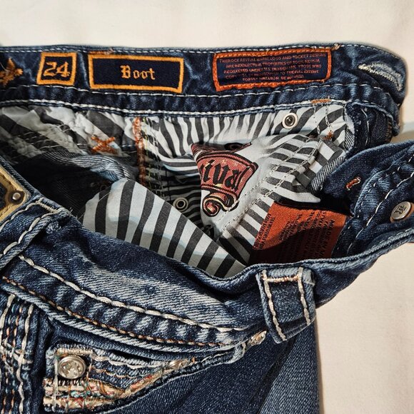 ROCK REVIVAL Tali Bootcut Jeans Size 24 - Picture 13 of 13